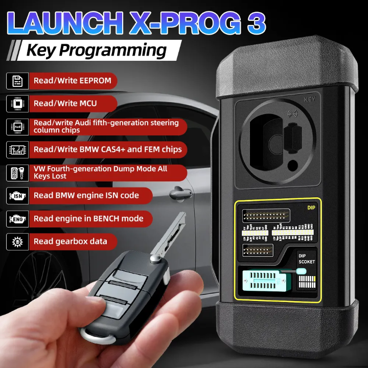 X PROG 3 KEY PROGRAMMER immoblizer diagnostic tool connector